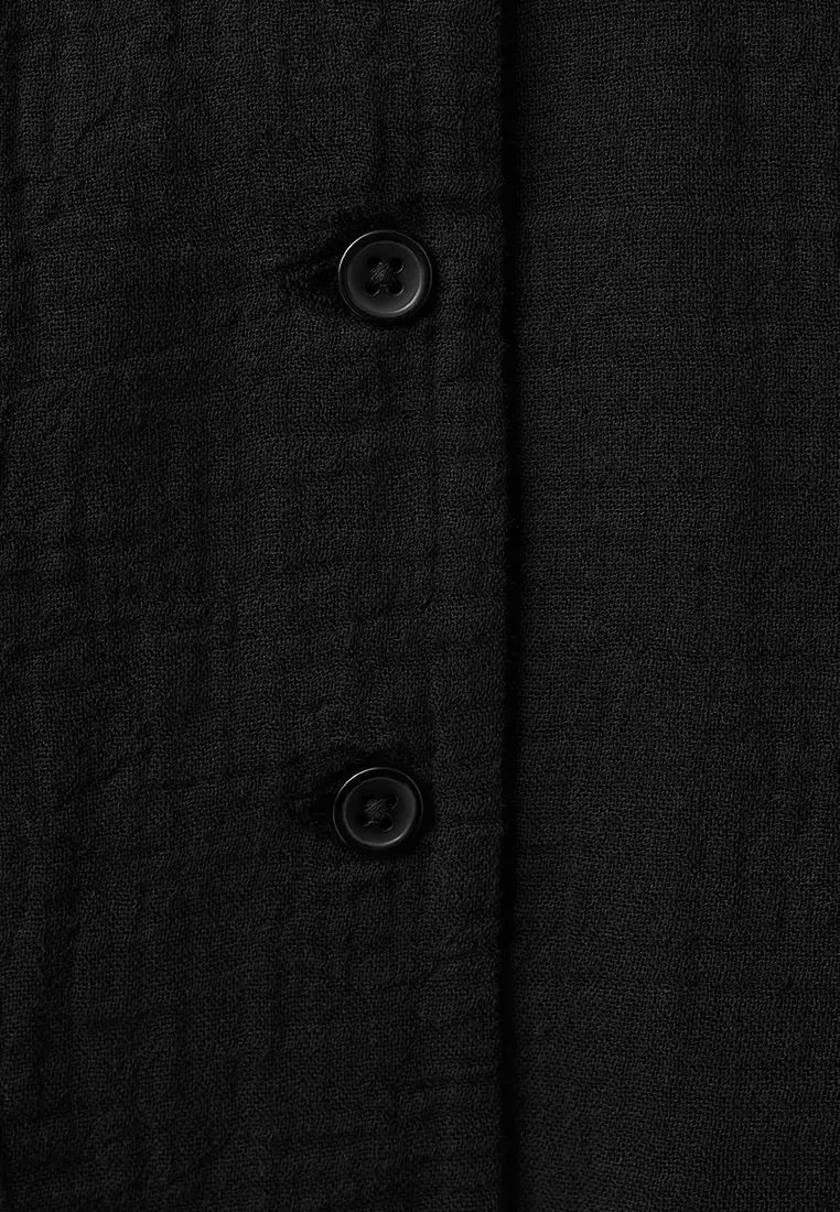 Halter-Neck Top with Buttons