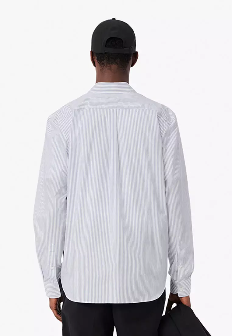 Regular Fit Striped Poplin Shirt