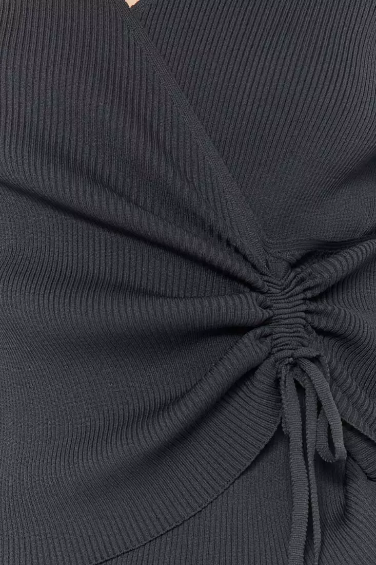 Tunnel Lace Detailed Knit Sweater