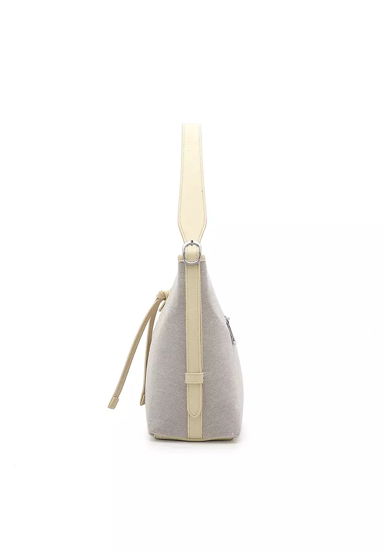 Women's Top Handle Bag / Sling Bag / Crossbody Bag - Yellow