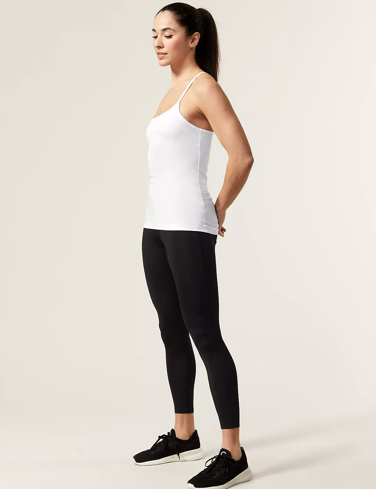 Printed Scoop Neck 2-In-1 T-Shirt