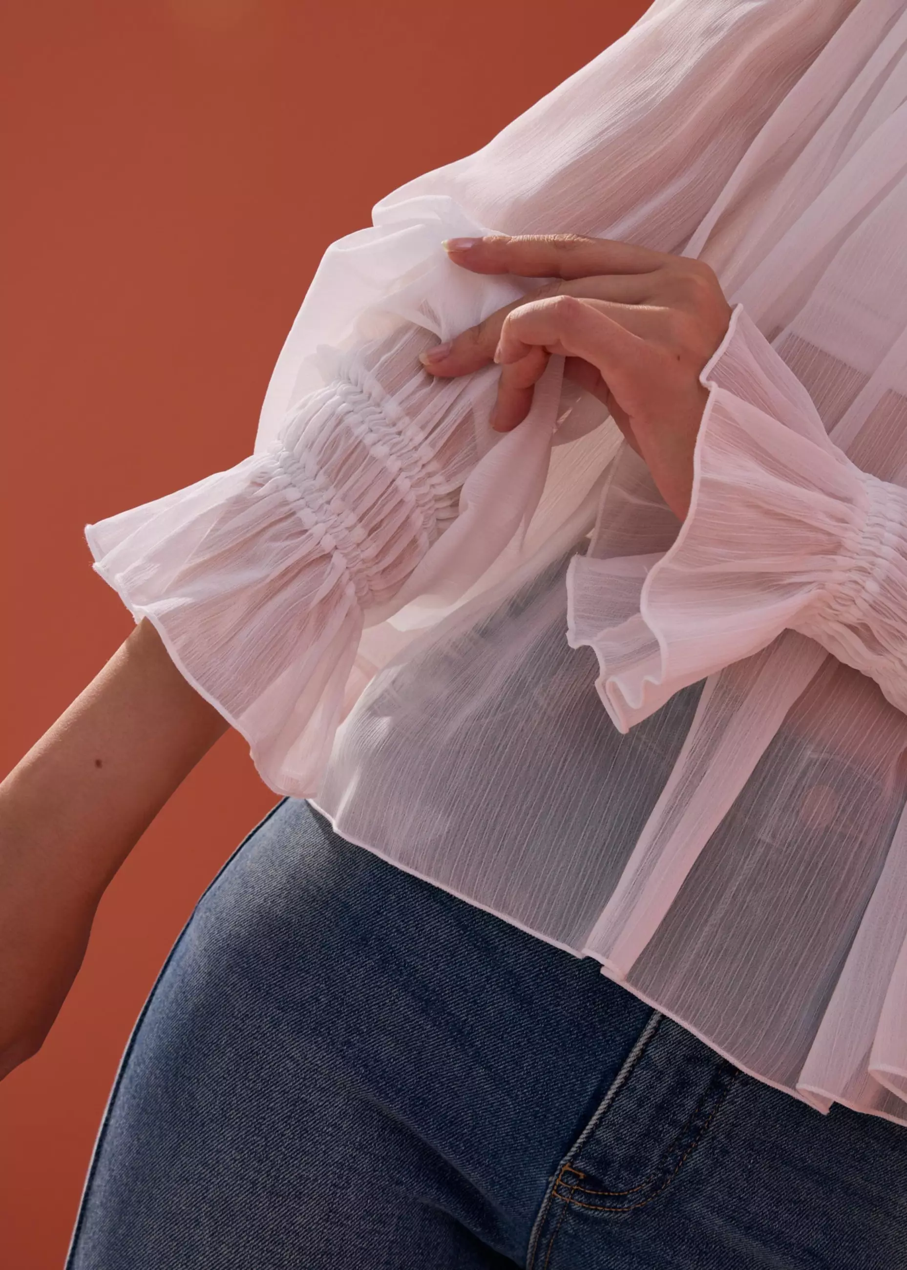 Atasan Wanita - Sheer Poet Blouse