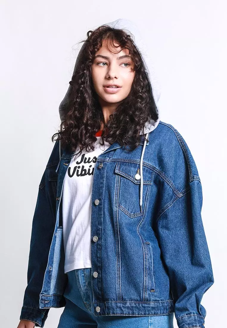 Bench denim jacket womens sale