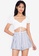 ZALORA BASICS white Broderie Ruched Front Crop Top 44C73AAC101AE5GS_5