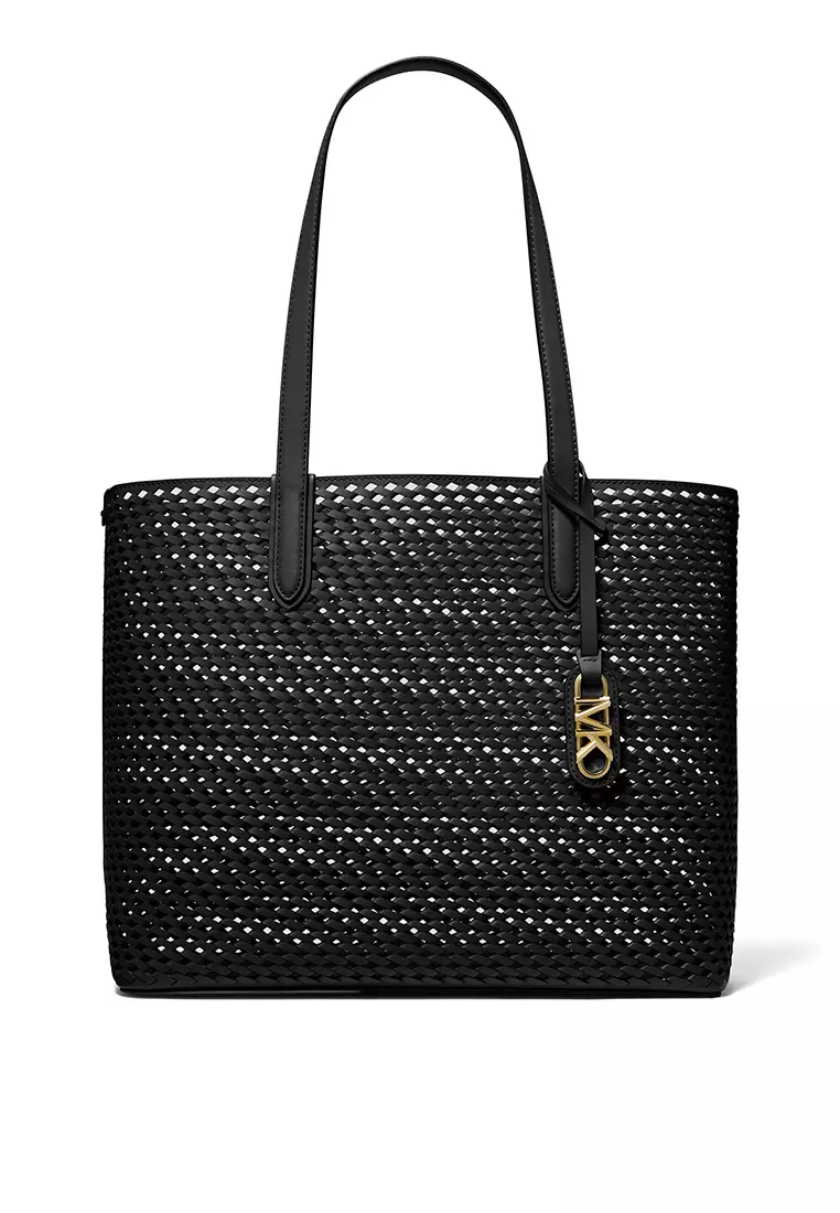 Eliza Extra-Large Hand-Woven Leather Tote Bag
