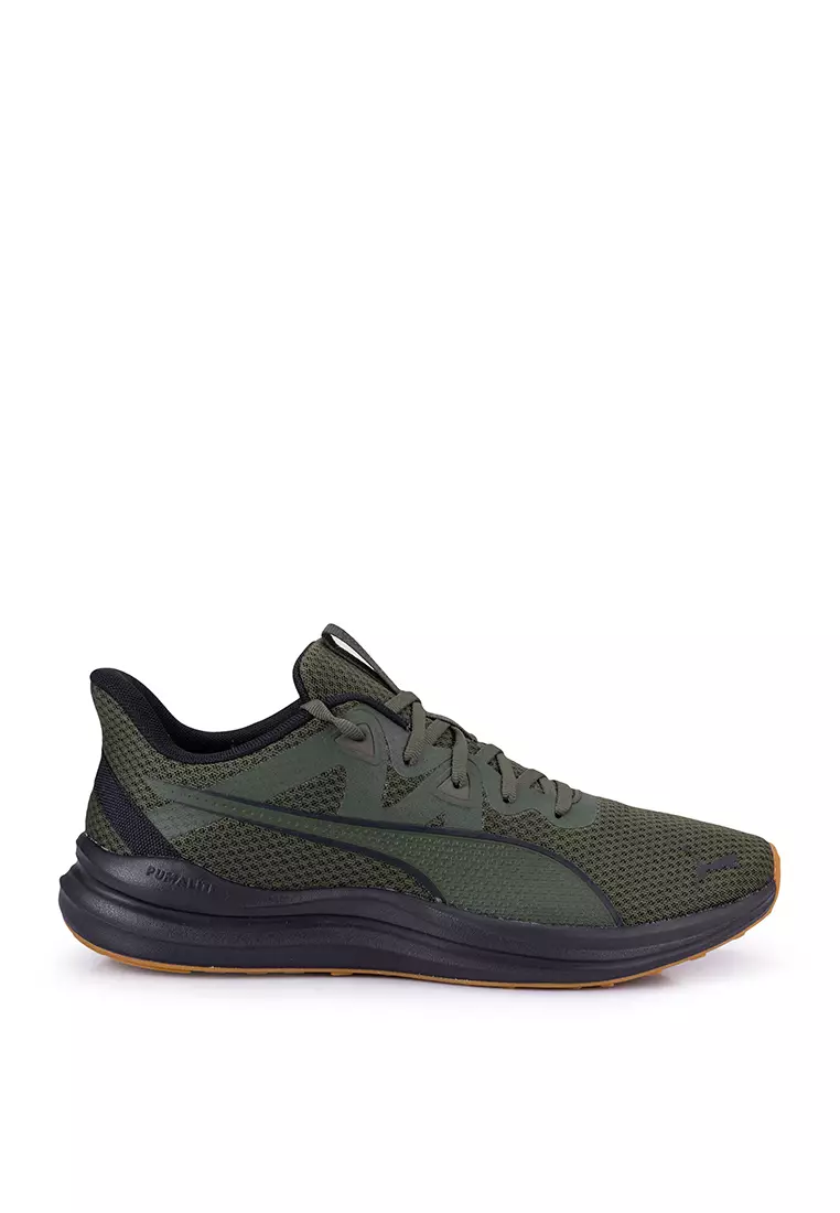 Puma shoes online black and green