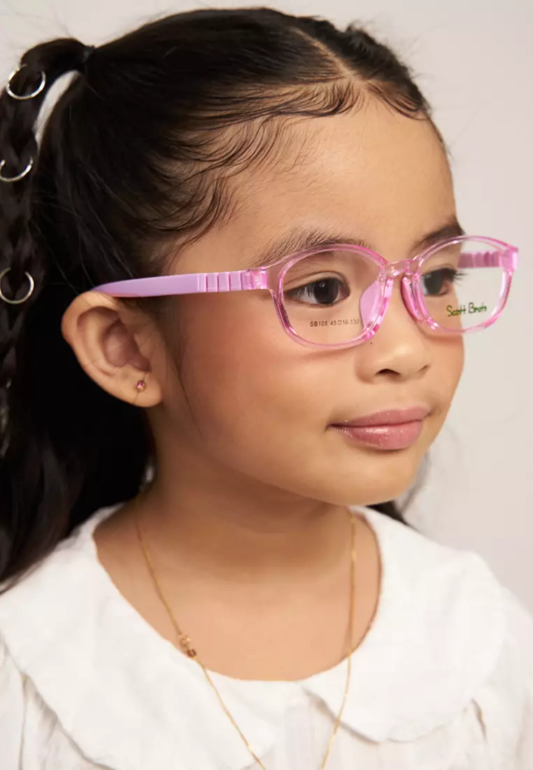 Kids Anti-Radiation Computer Eyeglasses SB108 C5 Purple