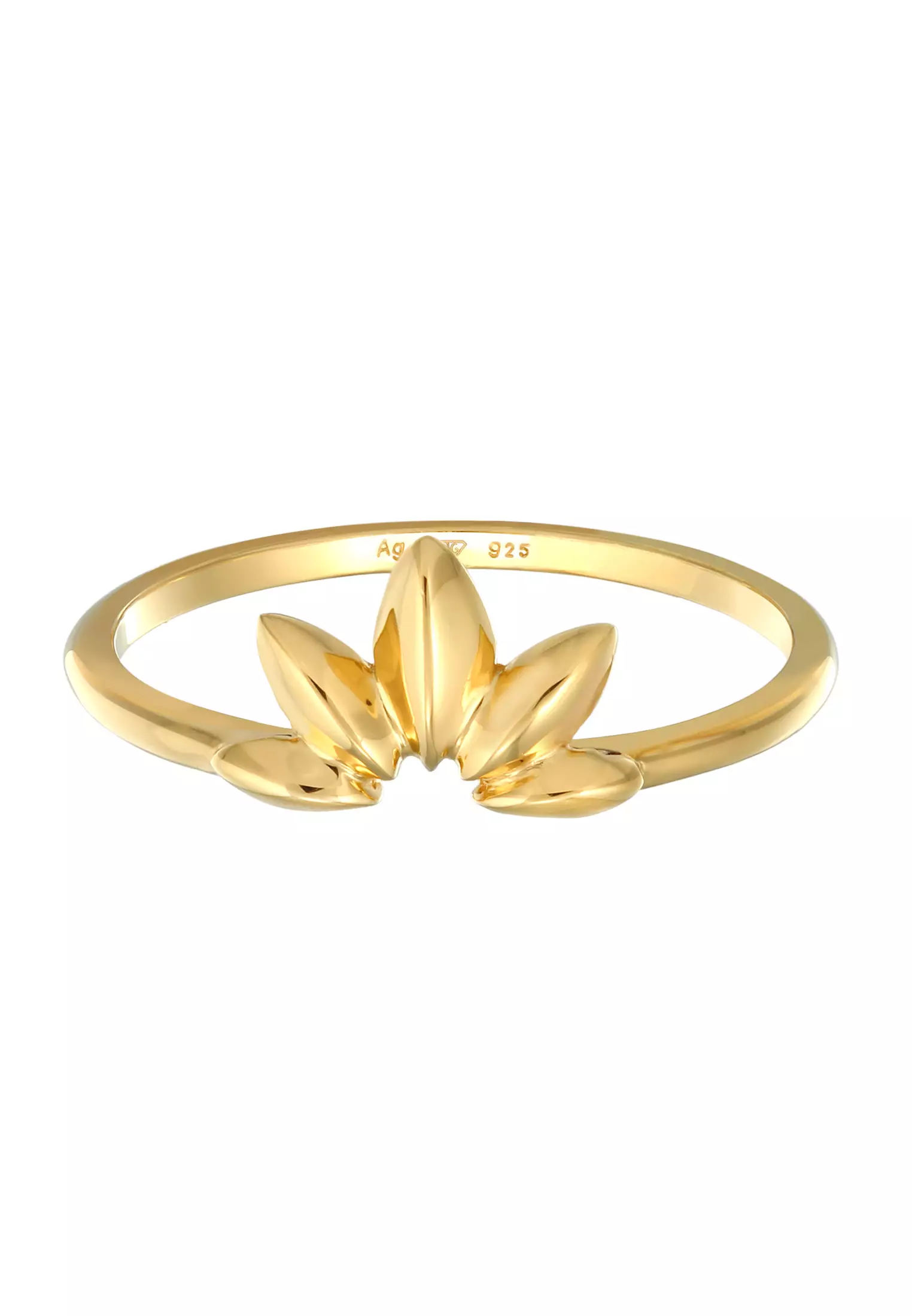 Gold outlet ring leaves
