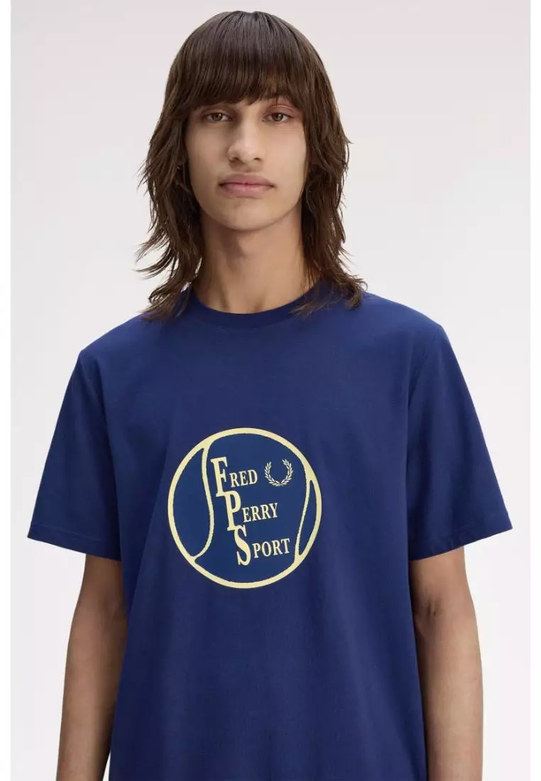Fred Perry M1773 Fred Perry Tennis T-Shirt (French Navy)