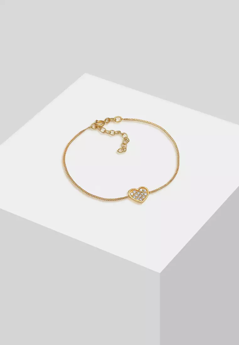 Zirconia Heart Bracelet