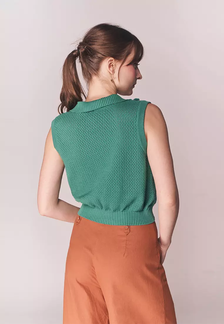 Solstice Belta Sleeveless Top