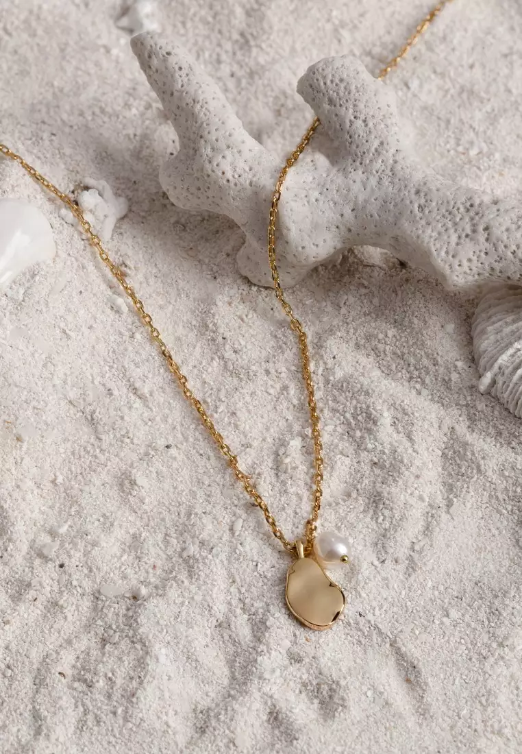 Pocketful Pearl Gold Necklace
