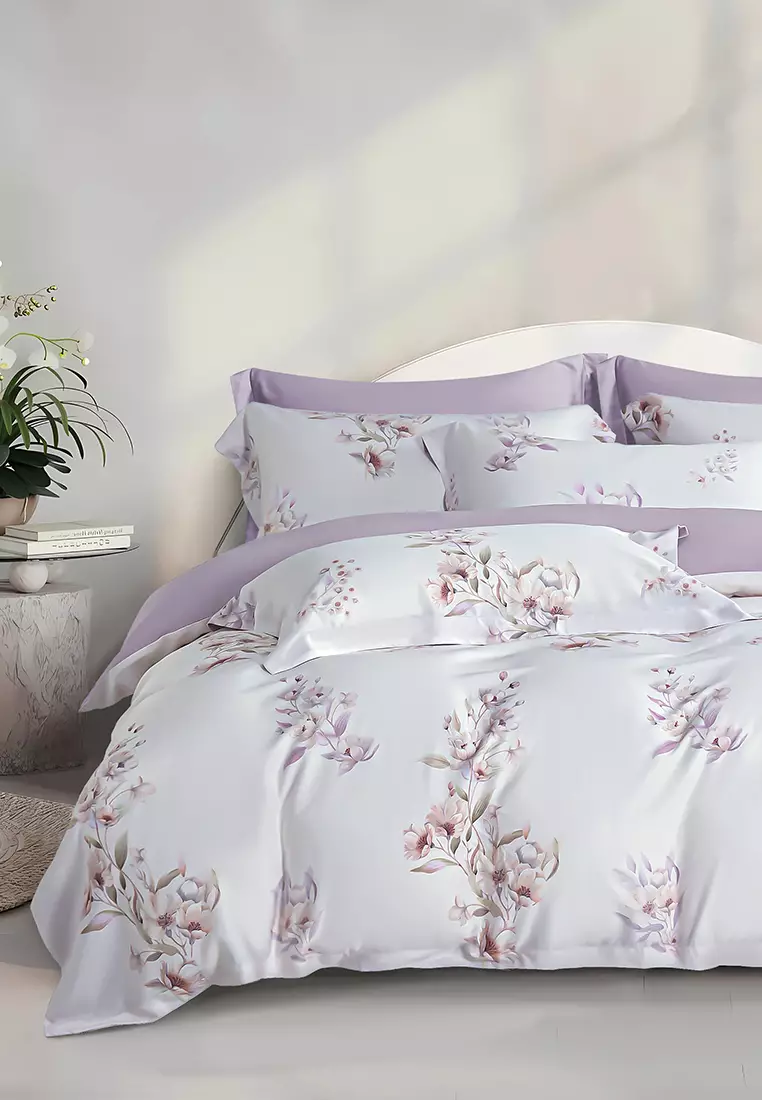 Buy Amanda 990TC 100 Silky Soft Bamboo Fibers Fitted Sheet Set