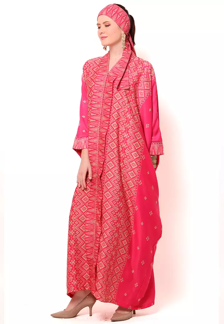 Kanzi Exclusive Long Sleeve Songket Kaftan
