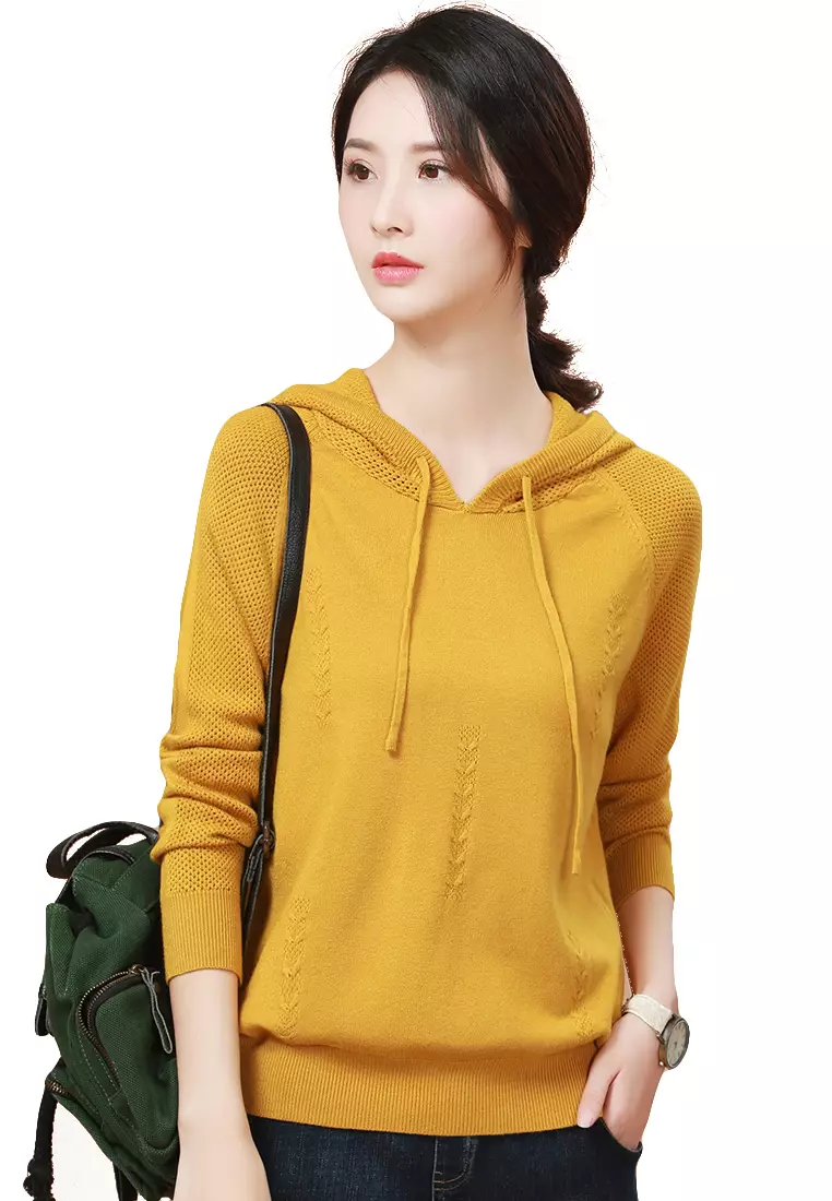 Girls yellow new arrivals hoodie
