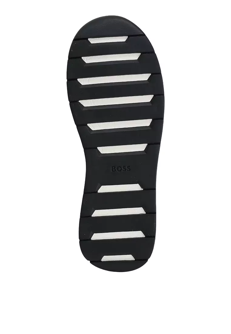 Textured Low Top Trainers - BOSS Mainline