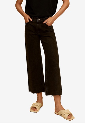 Buy Mango Mid Waist Culotte Jeans Online On Zalora Singapore