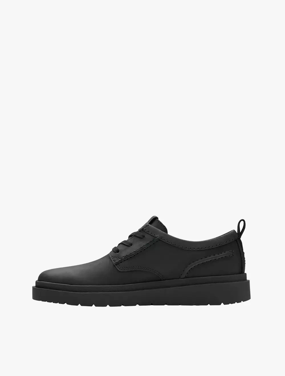 Clarks Polden Lace Black Leather