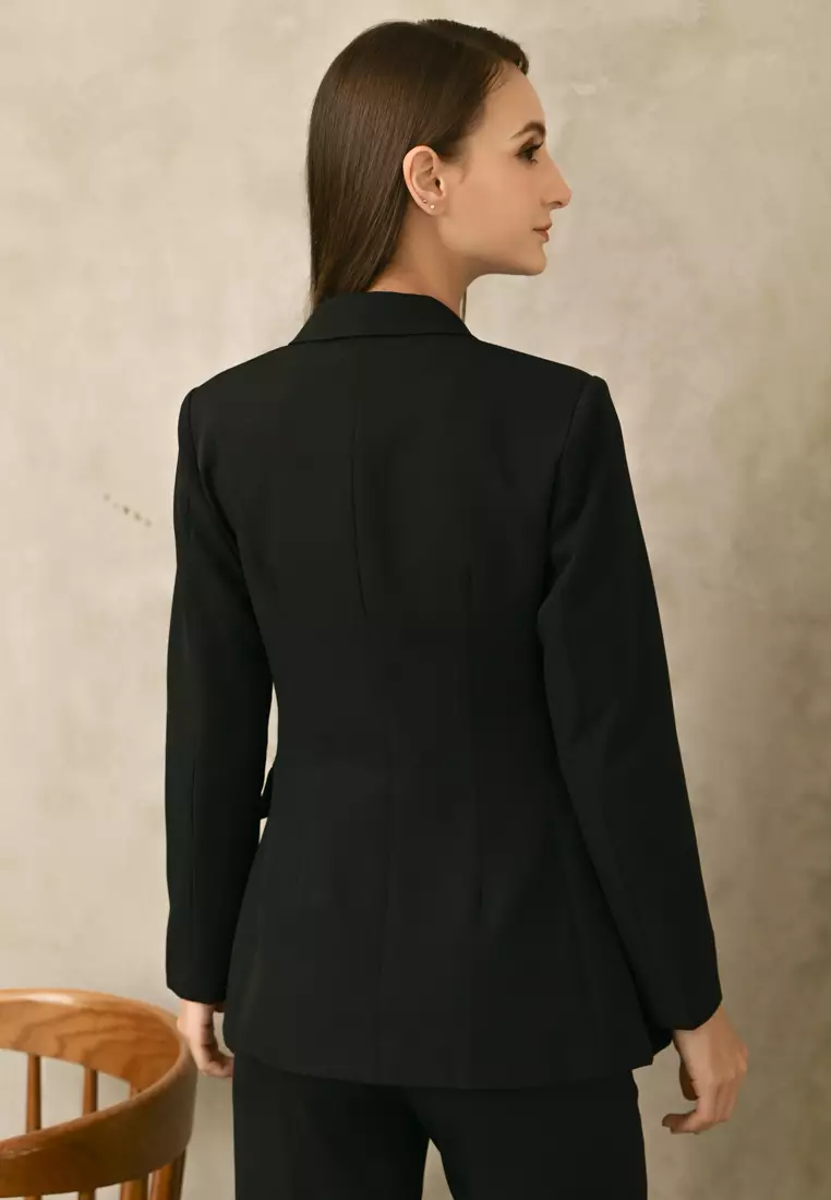 双排扣西装外套