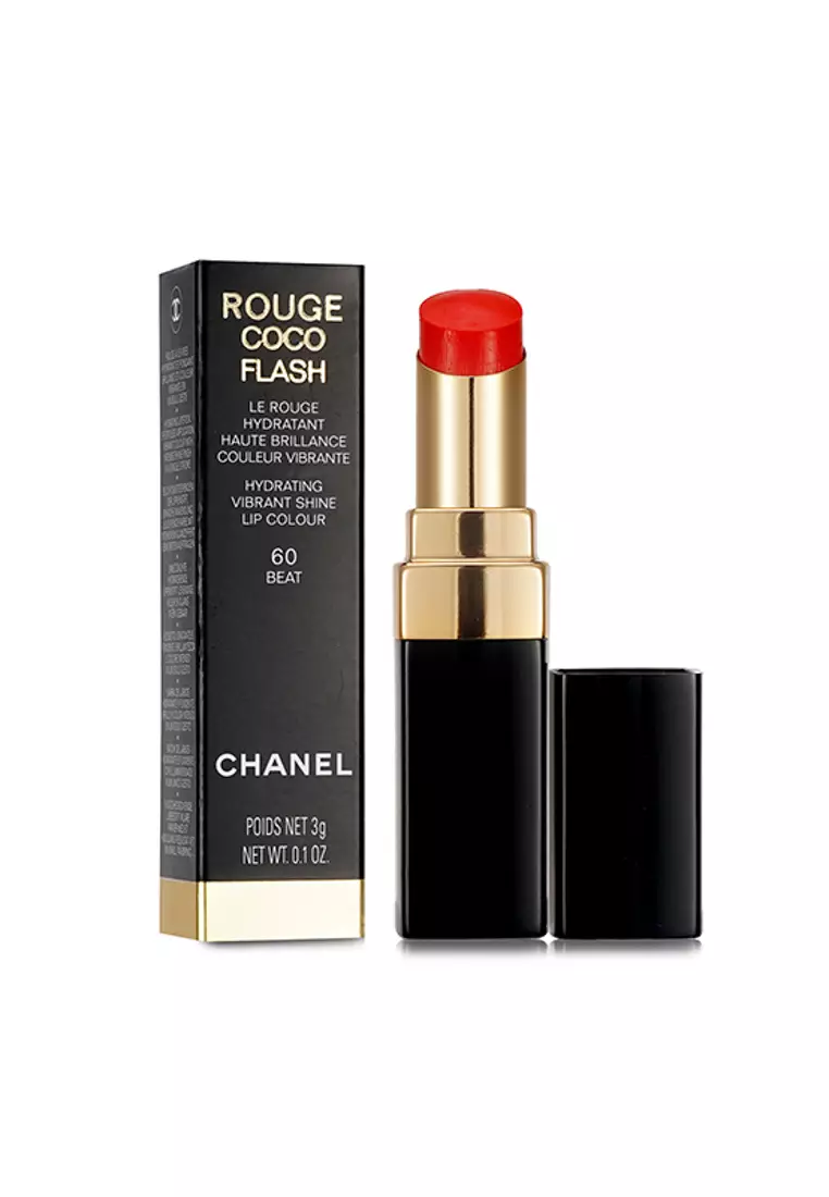 CHANEL - Rouge Coco Flash Hydrating Vibrant Shine Lip Colour - # 60 Beat 3g/0.1oz