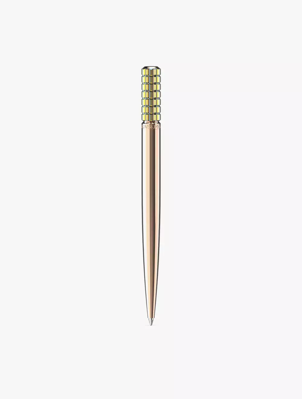 Ballpoint Pen, Yellow, Rose Gold-Tone Plated - Yellow