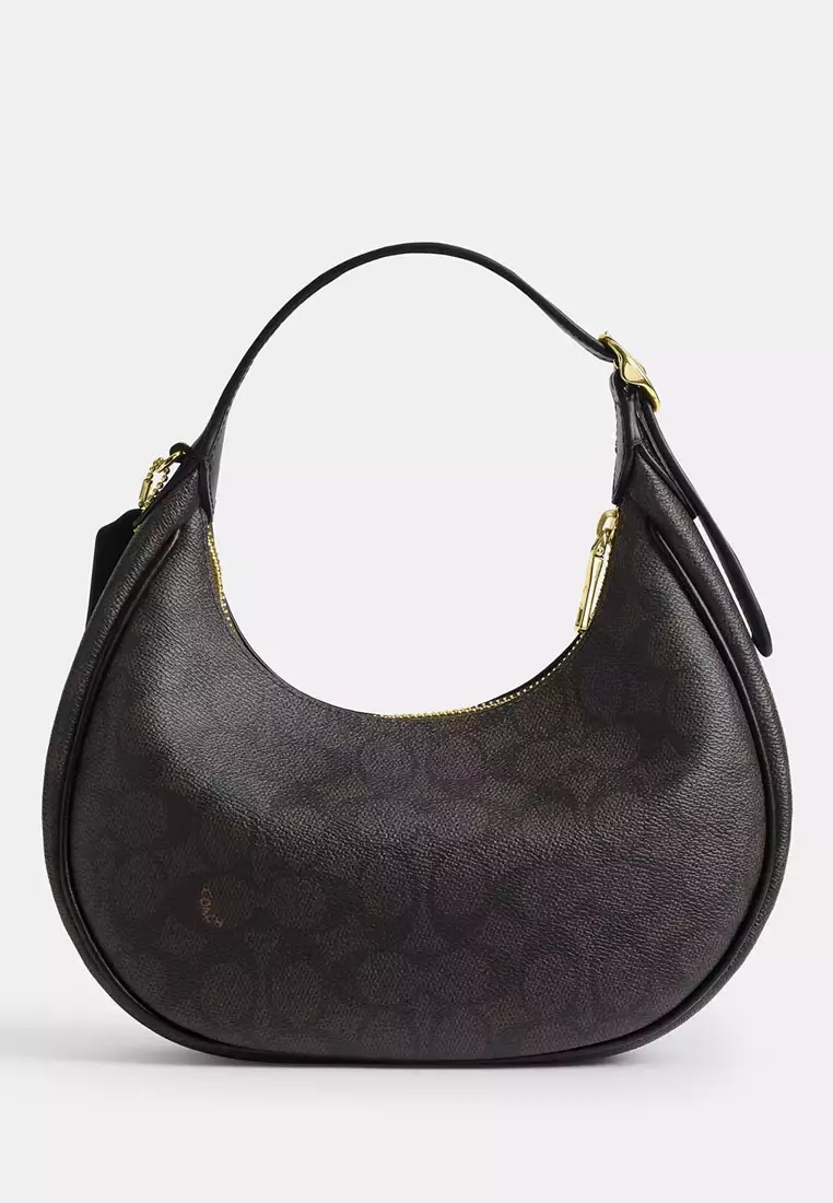 Coach Emily Shoulder Bag In Signature Canvas 2026 | Buy Coach