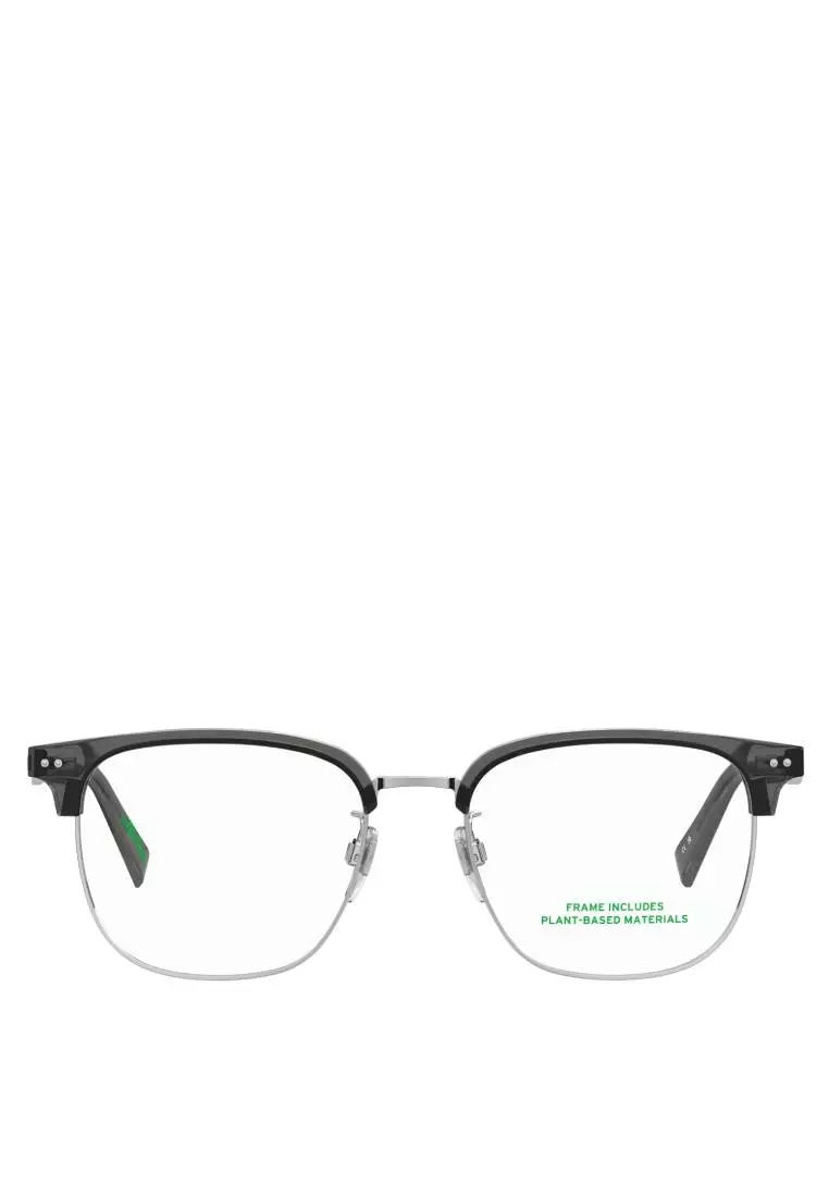 Levi's Optical Frames LV 7211/F-0IH-18, Rectangular Browline Shape with Palladium Grey color