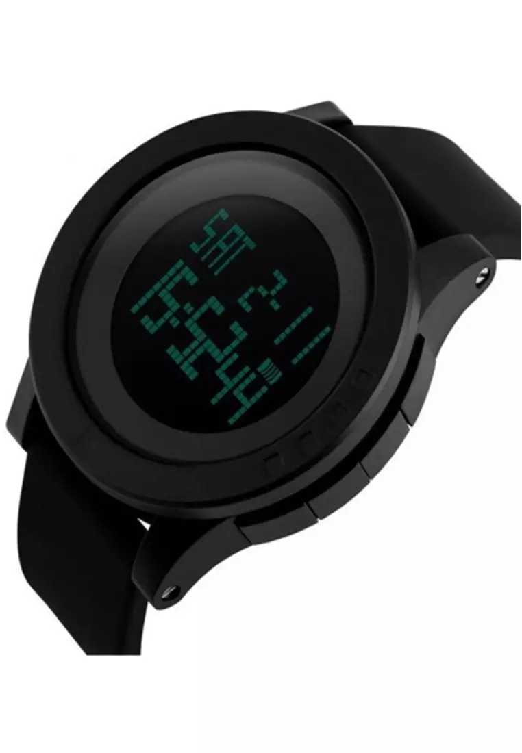 Jam Tangan Casual Digital Pria Waterproof Strap Tali Material Karet Silicone CD33 ORIGINAL