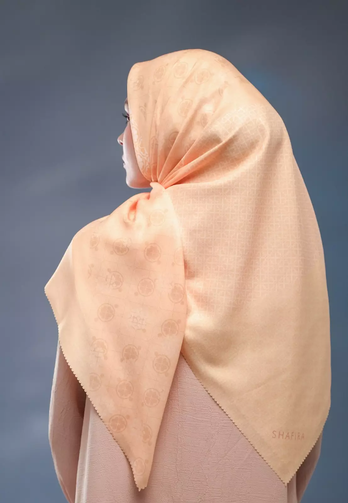 Noreen Printed Scarf | Hijab Kerudung Segi Empat Motif