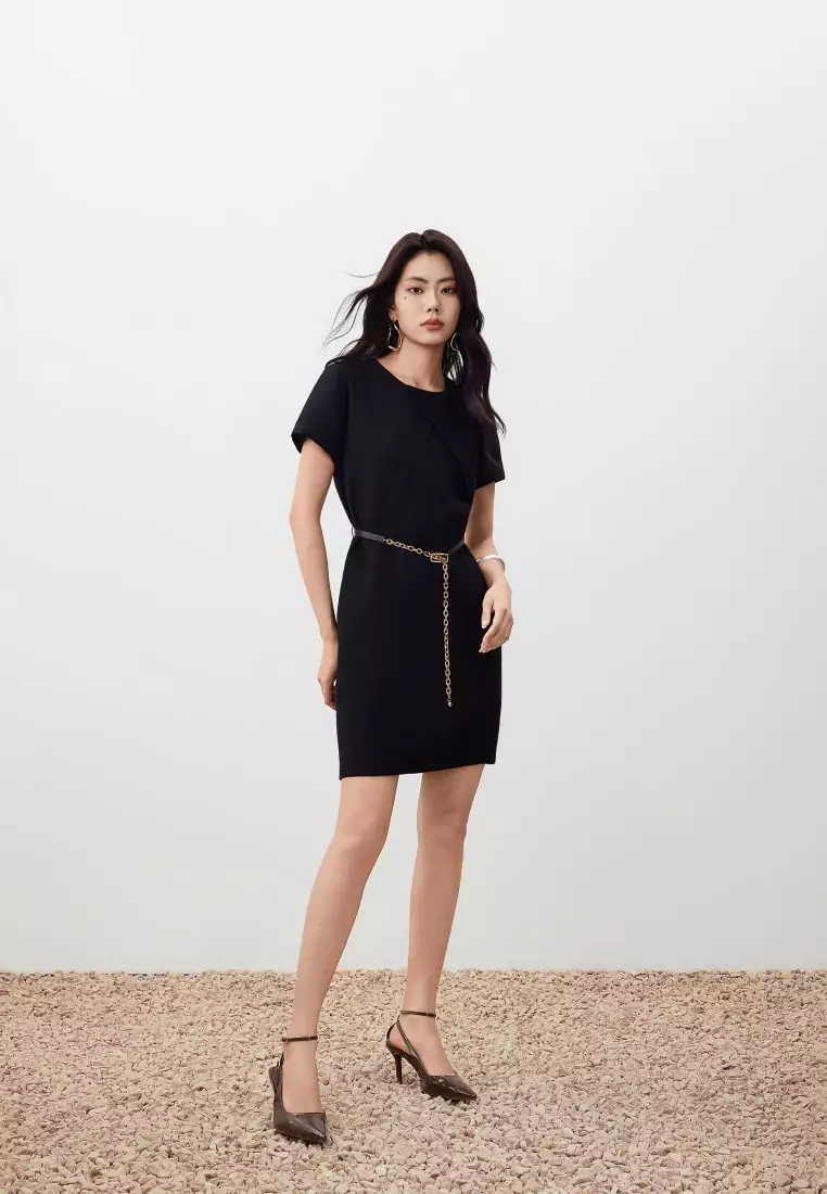 g2000 black dress BLAACK | UV Protection | Round Neck Dress
