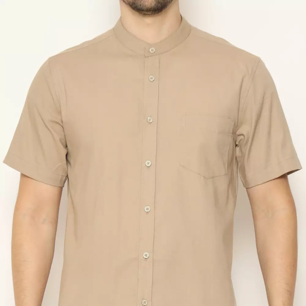 AMK Kemeja Pria Lengan Pendek SHG TATSUKI S/S Khaki