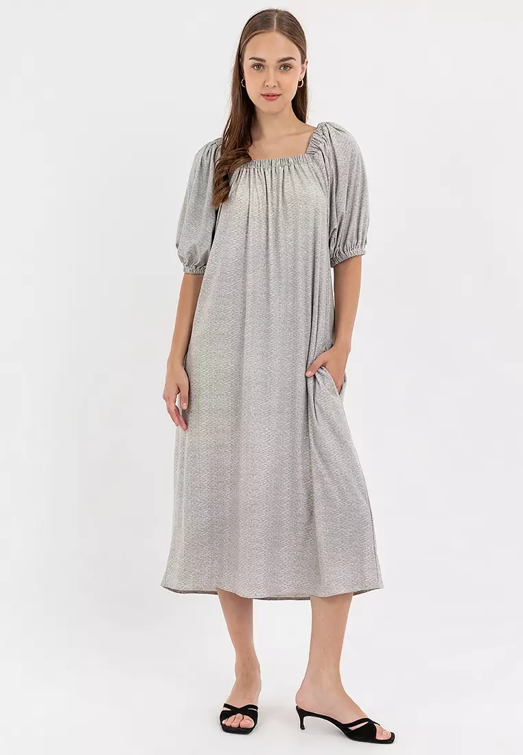 Martha Square Neck Dress