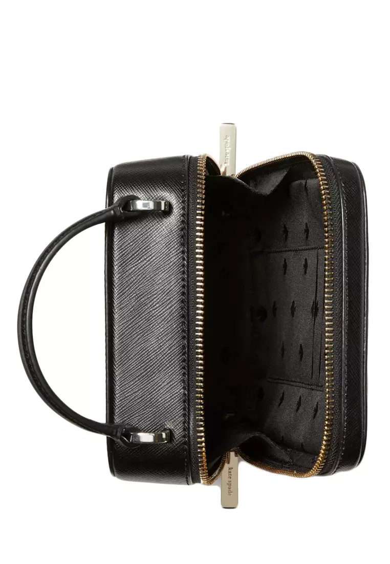 Daisy Vanity Crossbody Bag - Black