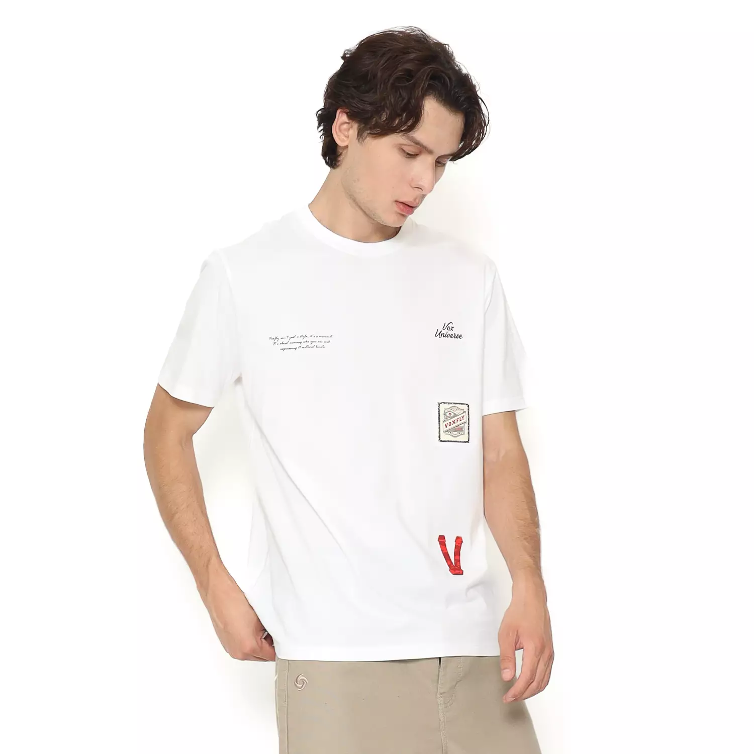 Voxfly Kaos Lengan Pendek Pria Fallzon Planet Surf