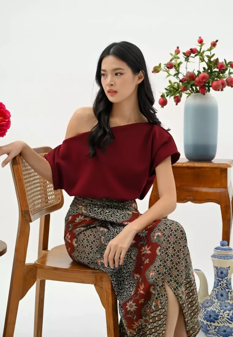 Ella off shoulder blouse