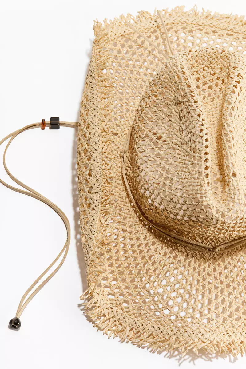Straw cowboy hat