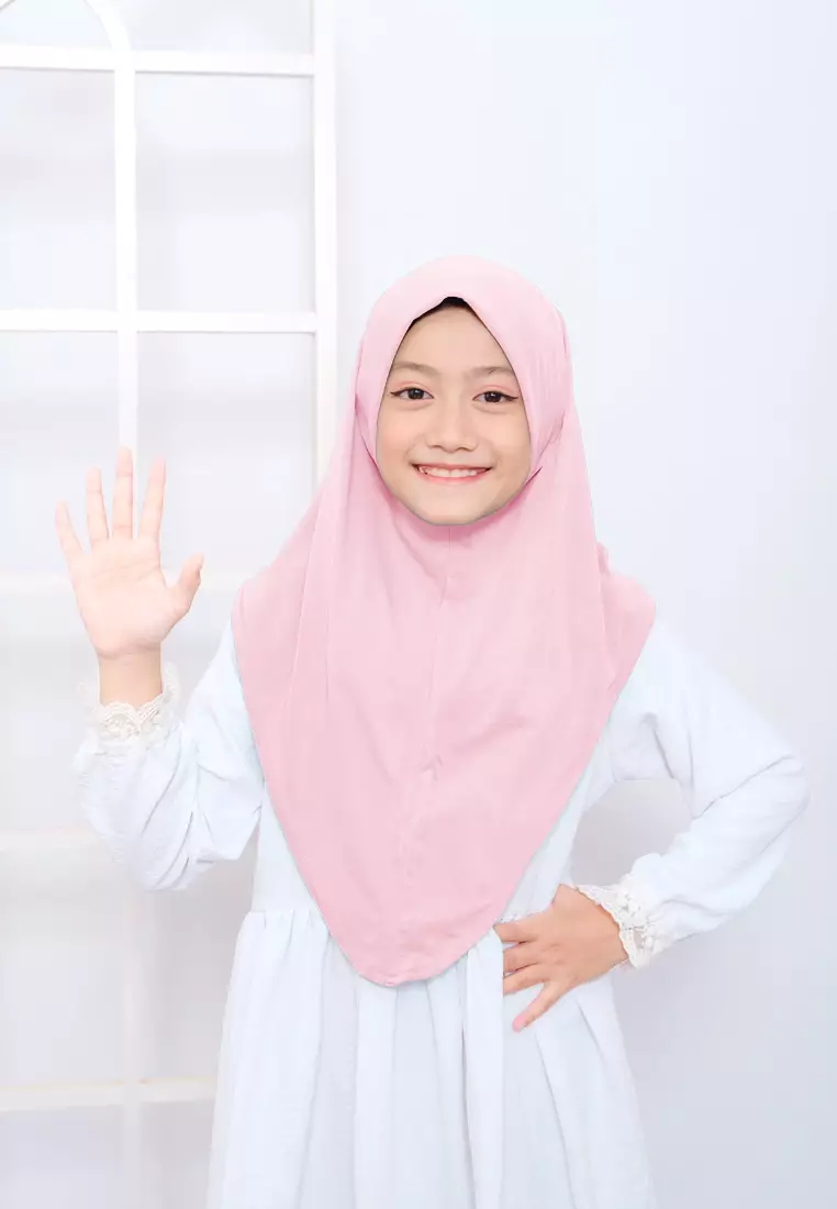 Cotton Bee - Zura Bergo Instan | Hijab Instan Anak | Bergo Tali - S
