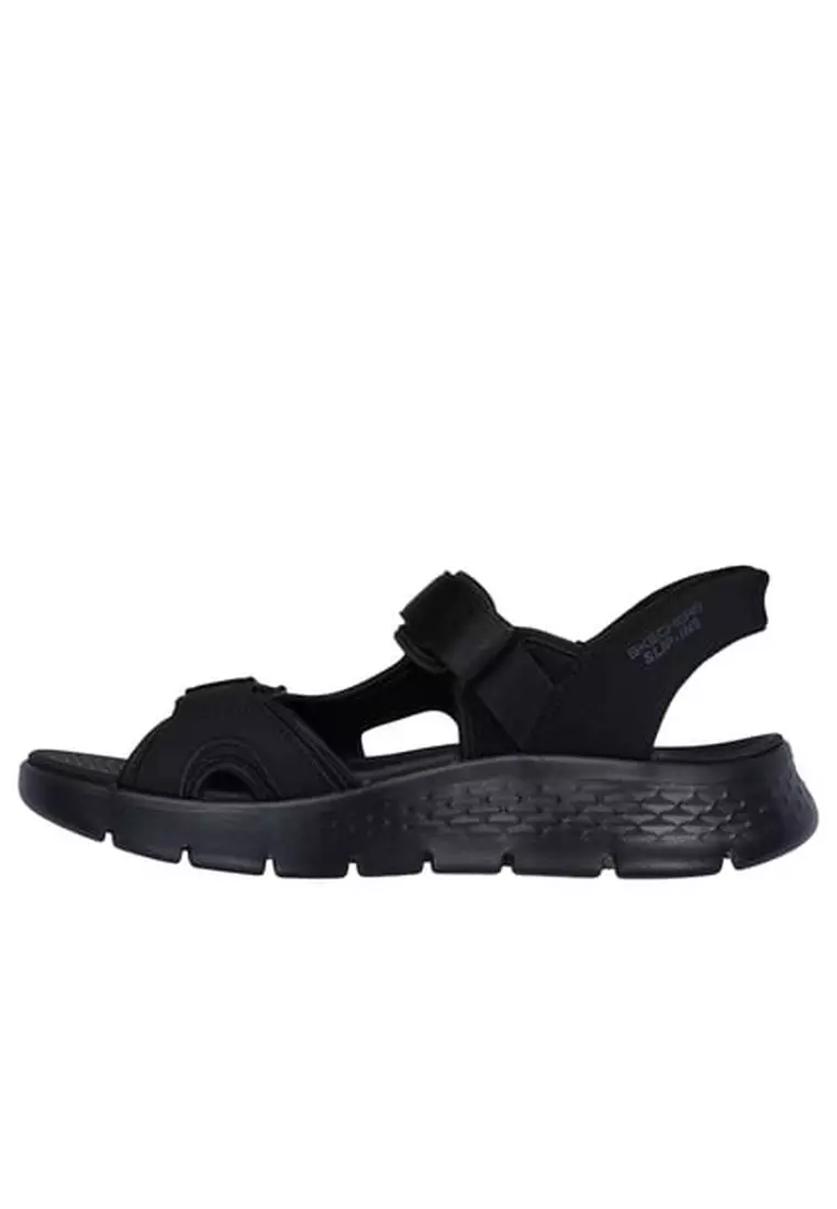 Mens Go Walk Flex Sandal - Easy Entry - Black