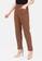 MKY CLOTHING brown MKY New Boyfriend Jeans with Elastic Waist in Brown 1BEF2AA74F3ACAGS_2