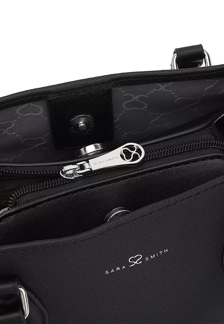 Women's Top Handle Bag / Sling Bag / Crossbody Bag - Black