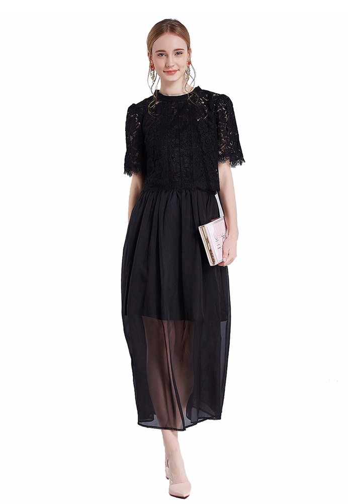 zalora long gown