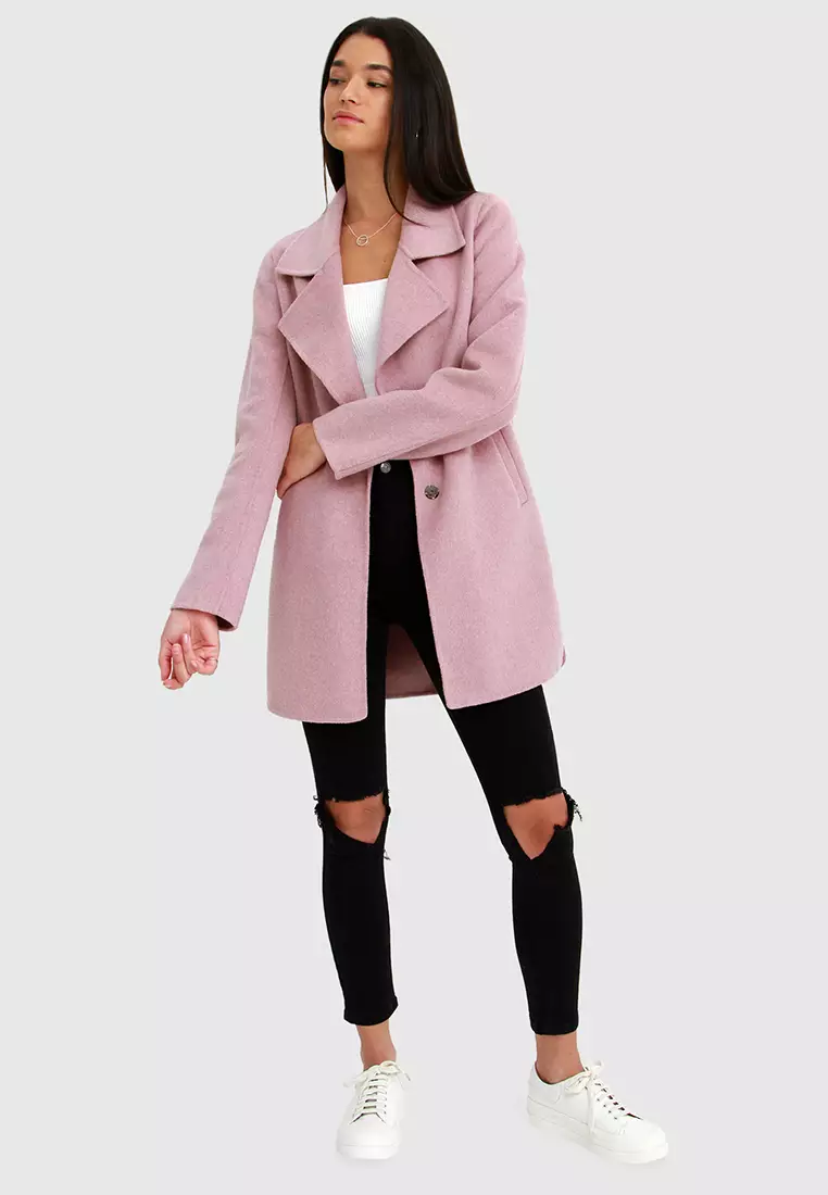 Ex-Boyfriend Wool Blend Oversized Coat