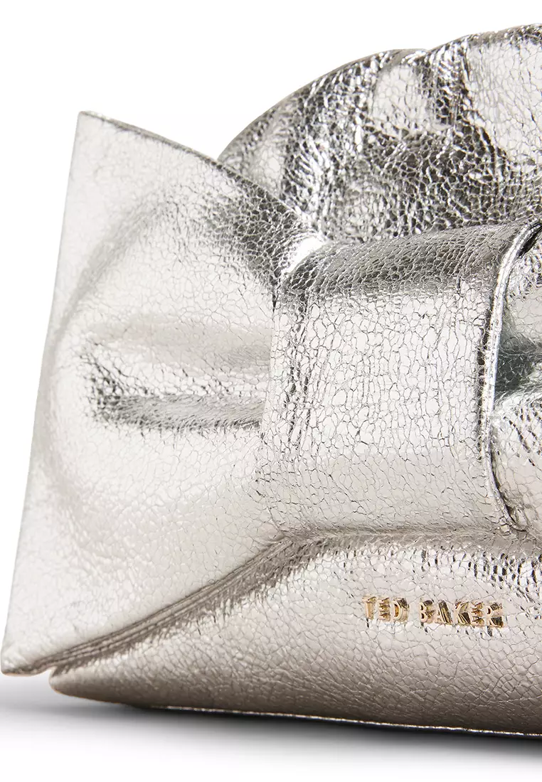 Ted baker silver clutch outlet bag