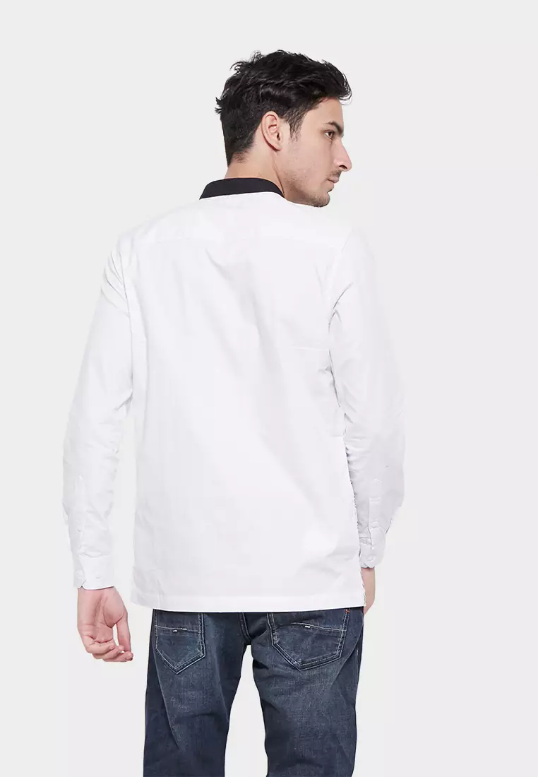 Johnwin - Baju Koko - Kemeja Koko - Lengan Panjang - Slim Fit