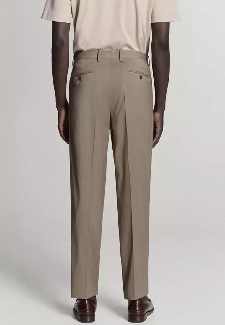 Milan Slim-Fit Suit Trousers