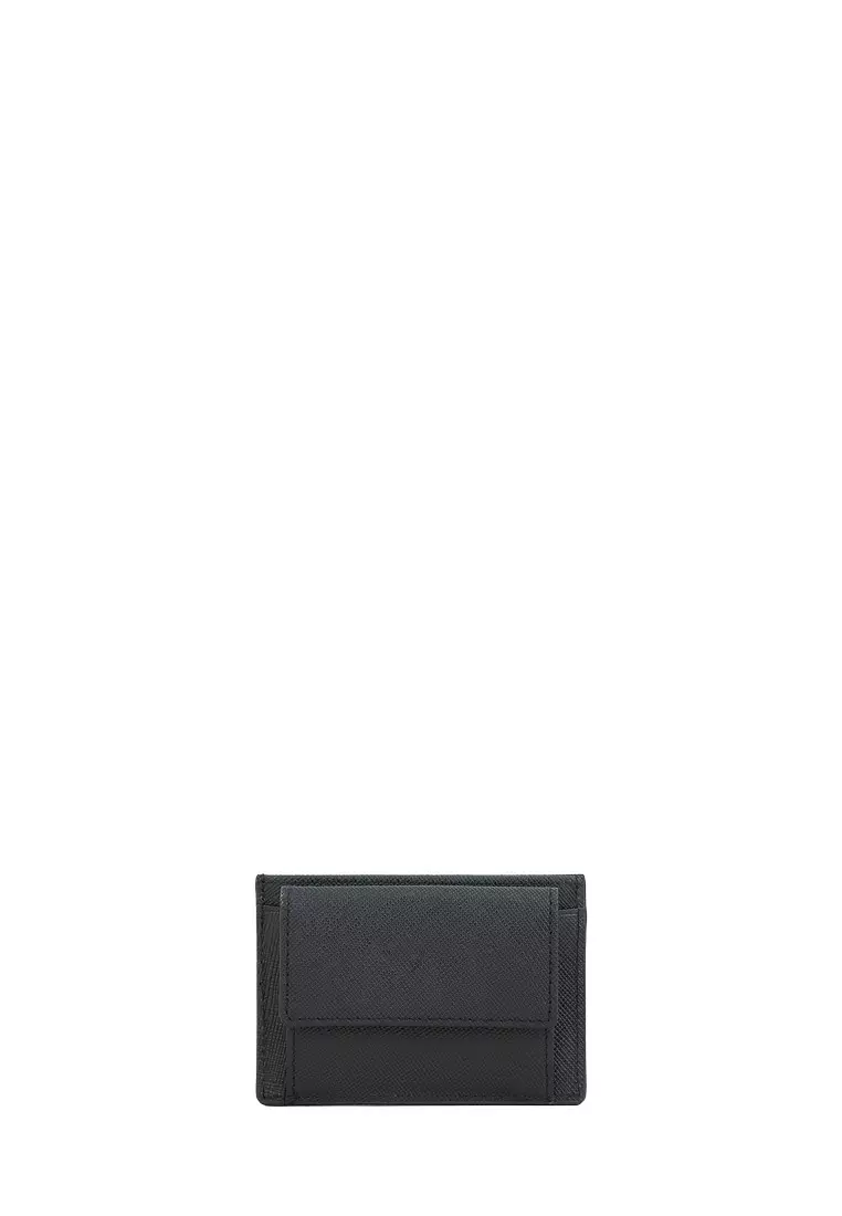 Black Nico Flat Card Holder