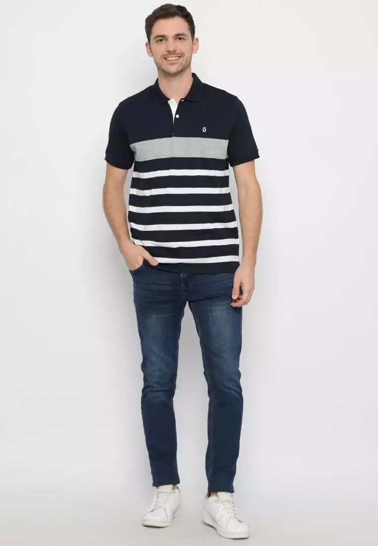 MATSUDA Kaos Polo Shirt Pria Kerah Ibusuki