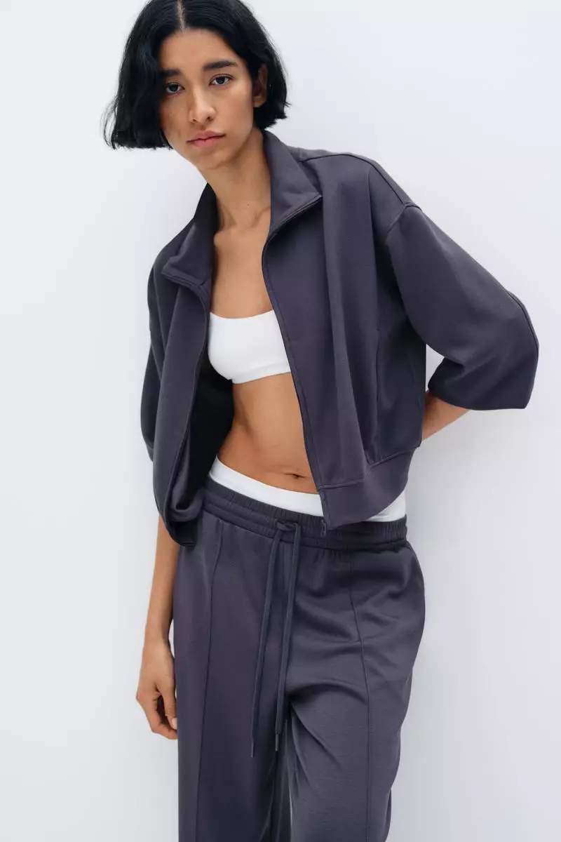 Supersoft zip-through jacket