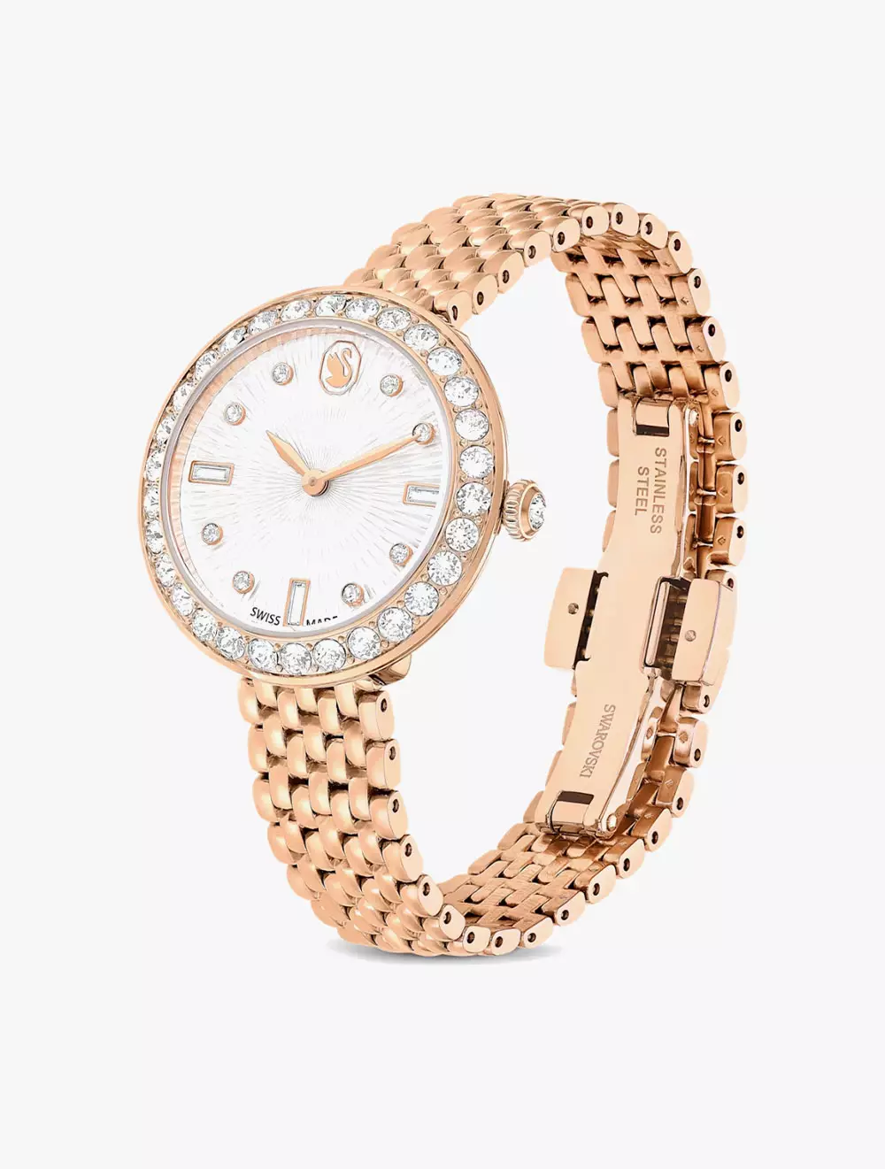 Certa Watch, Swiss Made, Metal Bracelet, Rose Gold Tone, Rose Gold-Tone Finish - Gold