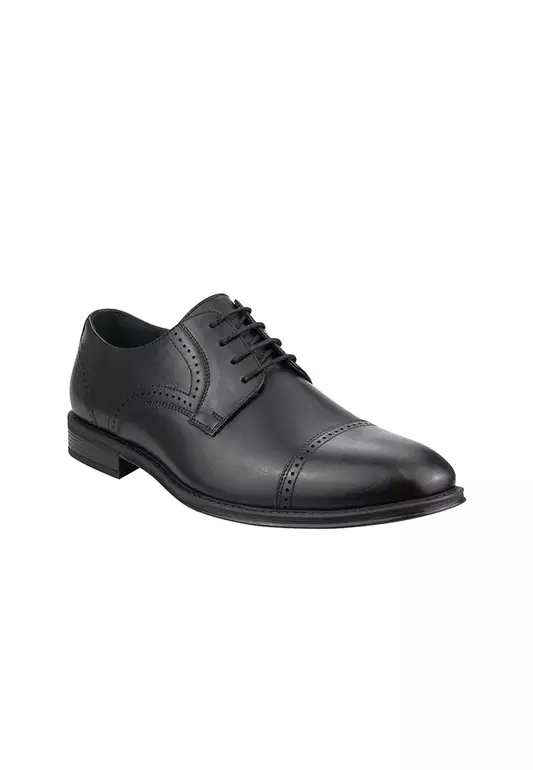 Chatham Black Cap Toe Derby